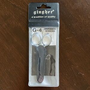 Vintage Gingher Model G-4 Embroidery Scissors